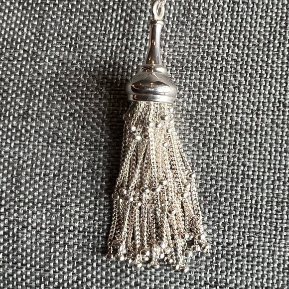 Authentic Links of London Necklace Tassel Chain Balls Bead Ball 18.5” Adjustable - Picture 11 of 16